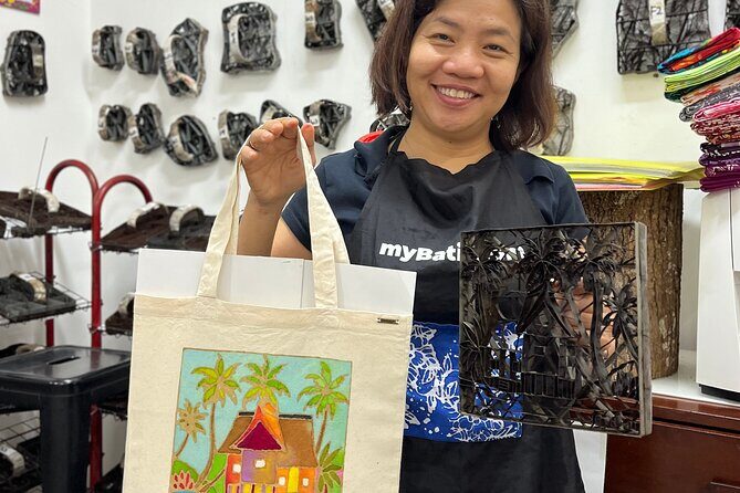 Batik Bag Painting Workshop by myBatik - The 90-Minute Workshop Flow: From Blank Bag to Batik Pattern