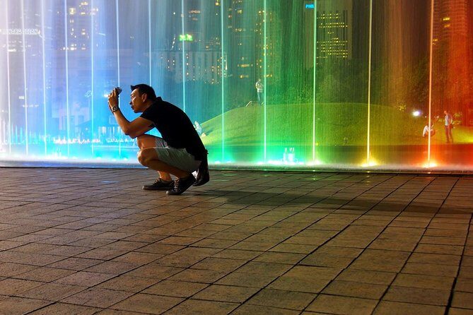 Glittering Night at Lake Symphony, River of Life & Saloma Bridge - Dataran Merdeka: a quick Independence Square pause