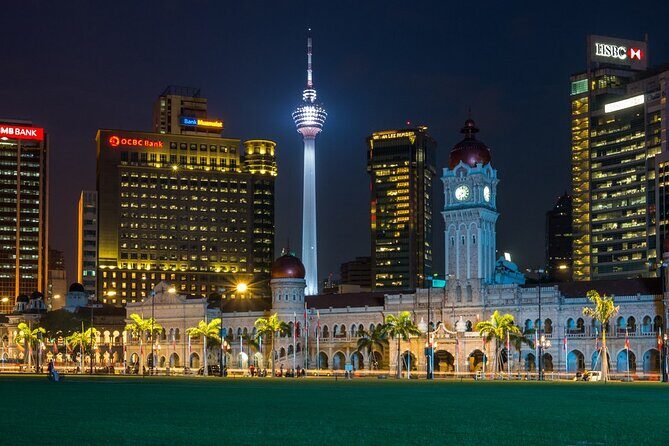 Immerse Yourself in Kuala Lumpur Heritage on a Night Tour - Merdeka Square and Sultan Abdul Samad: independence-day energy in old stone