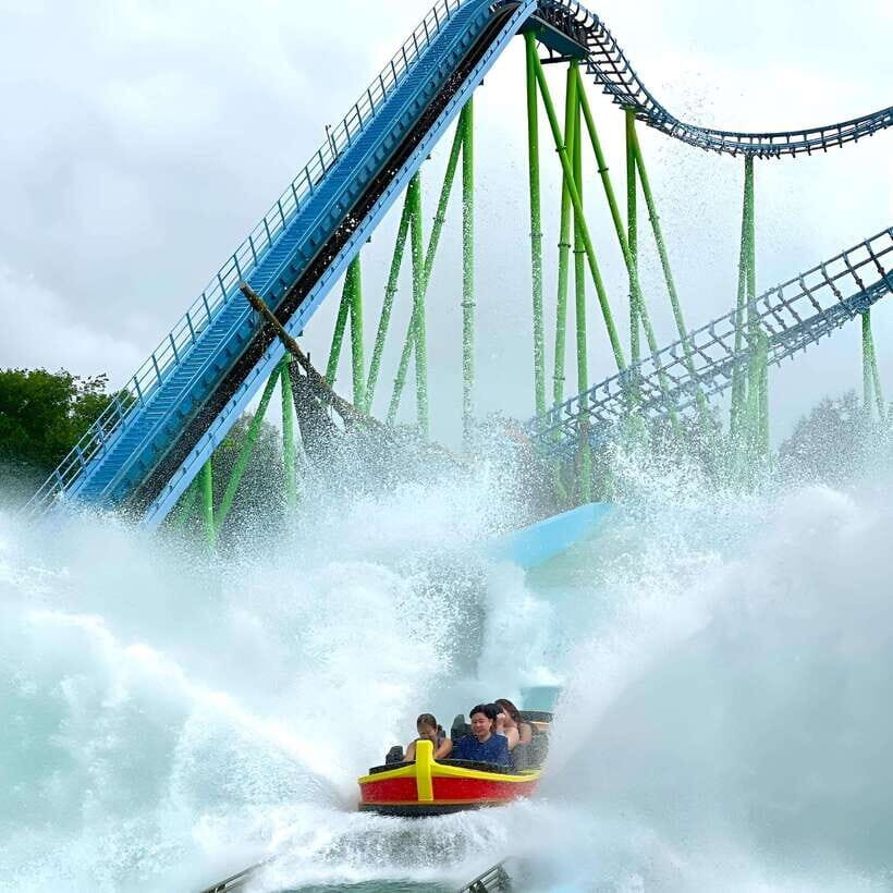 Johor: Adventure Waterpark Desaru Coast Entry Ticket - Kraken’s Revenge: the coaster that ends in water