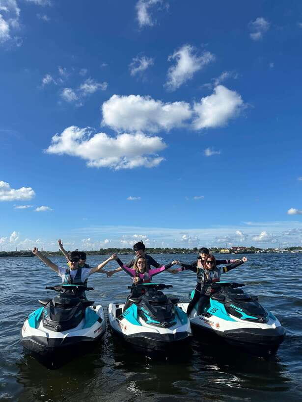 Johor Bahru : Seadoo JetSki 30mins Self Ride Tour (Double) - Self-ride, double format, and how controls work in real life