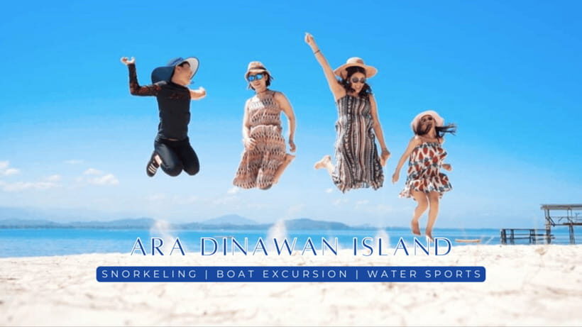Kota Kinabalu : Snorkeling at Ara Dinawan Private Island - Ara Dinawan Private Island: what the private-island setup really gives you