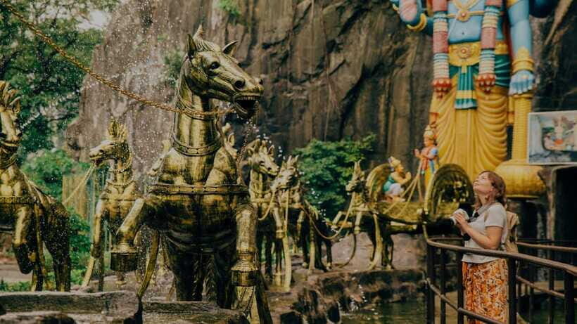 Kuala Lumpur Adventure:Kanching Falls, Ramayana & Batu Caves - Batu Caves and the 272 steps to Lord Murugan
