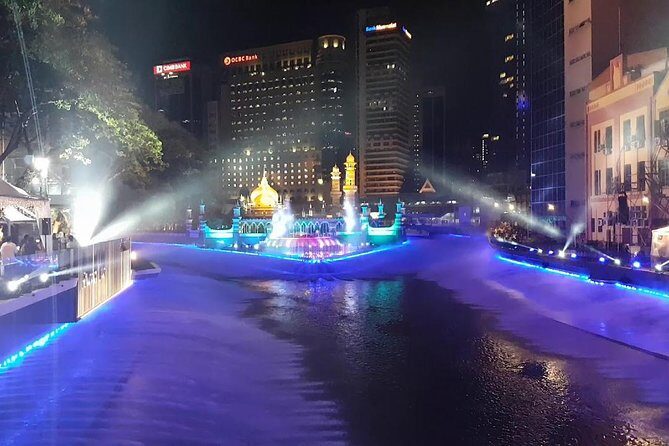 Kuala Lumpur Night Tour with Saloma Bridge - The River of Life: where modern city design meets the water