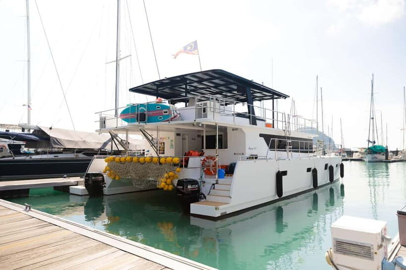 Langkawi: Basic Sunset Cruise - The Water-Play Zone: Jacuzzi Net, U Jump I Jump, Paddleboarding, Swimming