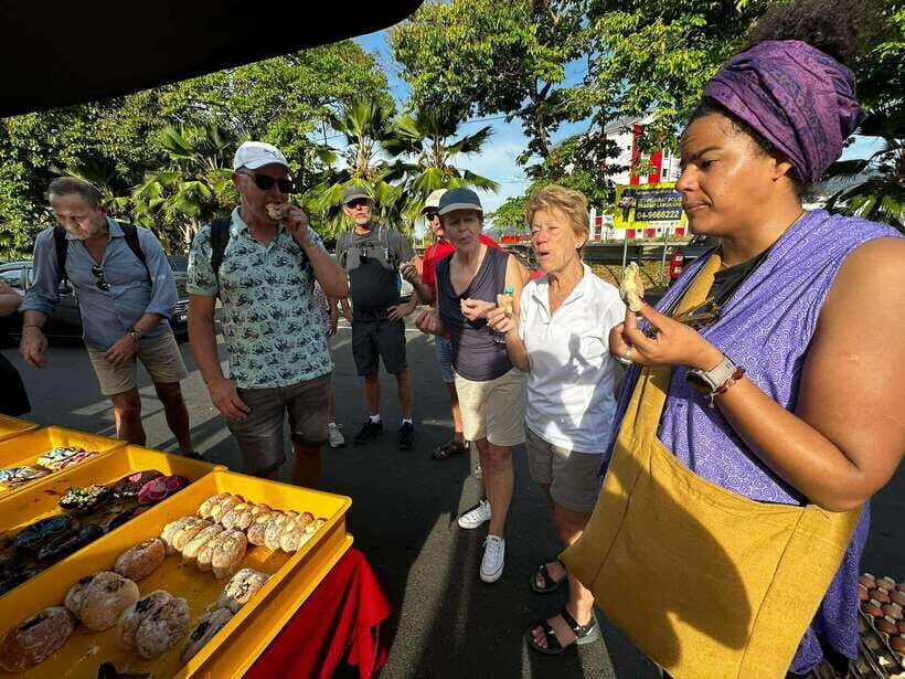 Langkawi Cycling Culture half day Tour - A local restaurant break: refuel with tea and skewers