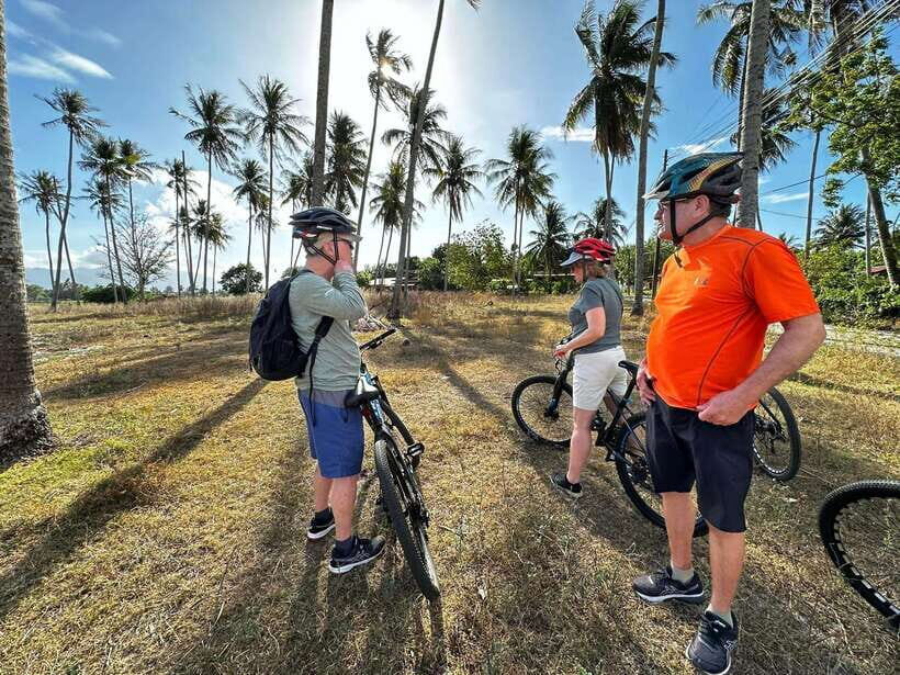 Langkawi Cycling Culture half day Tour - Padang Matsirat lookout: airport views and Matchinchang on the horizon