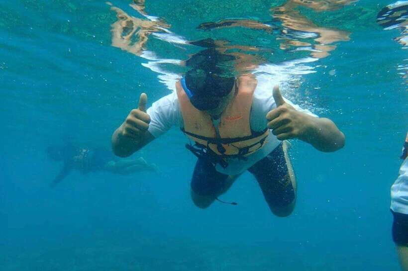 Langkawi: Dangli Island Snorkel and Swim Speedboat Tour - The swim at Pantai Pasir Panjang: a calmer second act