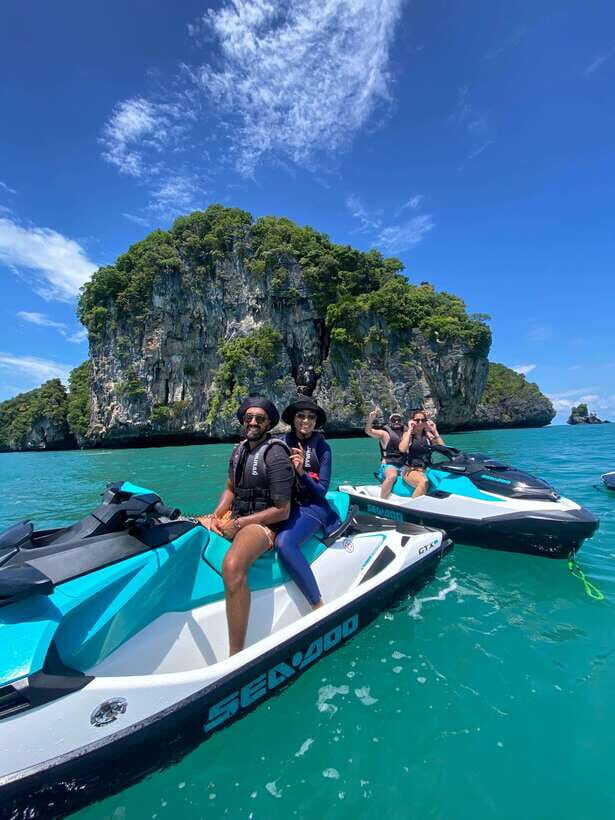 Langkawi Jet Ski Tour Dayang Bunting Free Drone Video - Getting There: Pantai Cenang Pickup vs Cruise Terminal Meet Point