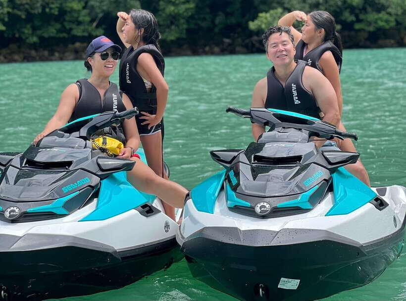 Langkawi Jet Ski Tour Dayang Bunting Free Drone Video - Pulau Singa Besar and the Wildlife-Viewing Moment