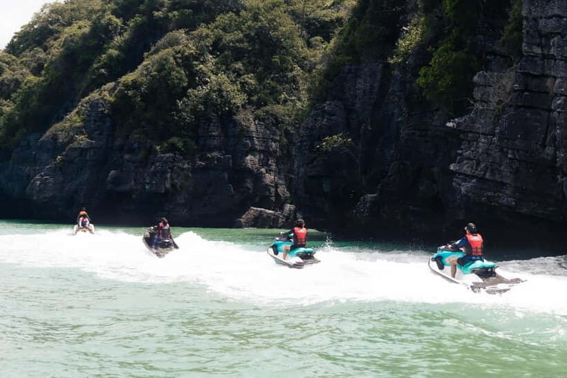 Langkawi Jetski Tour Rookie Package with Pickup and Drop-Off - Beras Basah Island (and Diamond Island Swim Time): Beach Break With Snorkel Gear