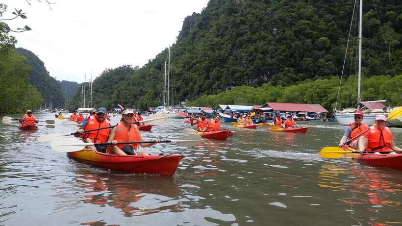 Langkawi: Kilim River Mangrove Safari Kayaking Tour - Lunch at the fish farm: where the day turns from paddling to eating
