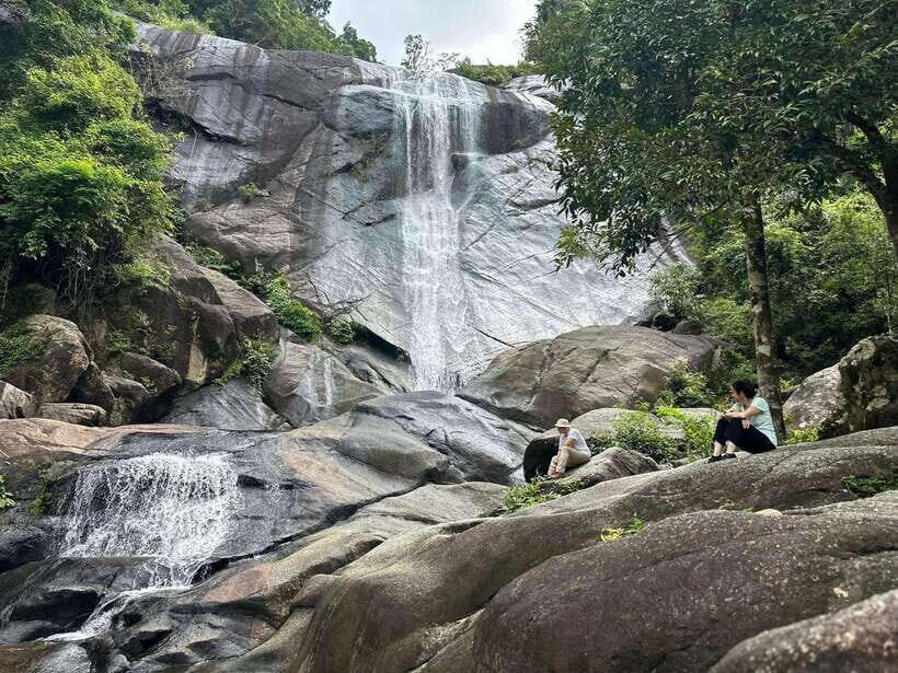 Langkawi: Seven Wells Waterfalls and Sacred Blue Pool Trip - CoffeeNuts Cafe Pickup and the 15-Minute Safety Reset