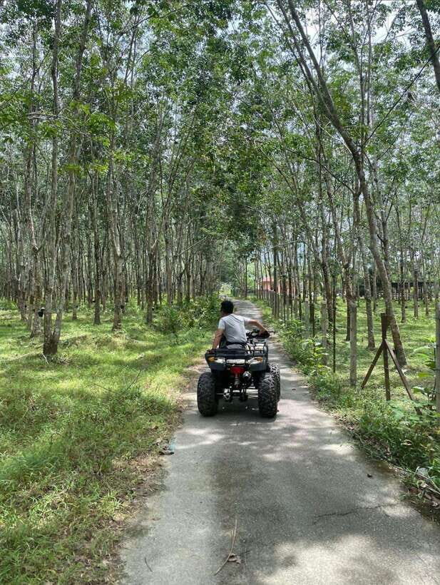Langkawi:ATV Ride at Matchinchang Mountain Foothill - Starting at Fazu ATV Extreme Sport: how the ride actually begins