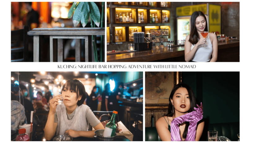 Nomadic Nightfall: Kuching Pub Crawl Adventure - Rooftop bar by the Sarawak River: live music, skyline photos, and easy mingling