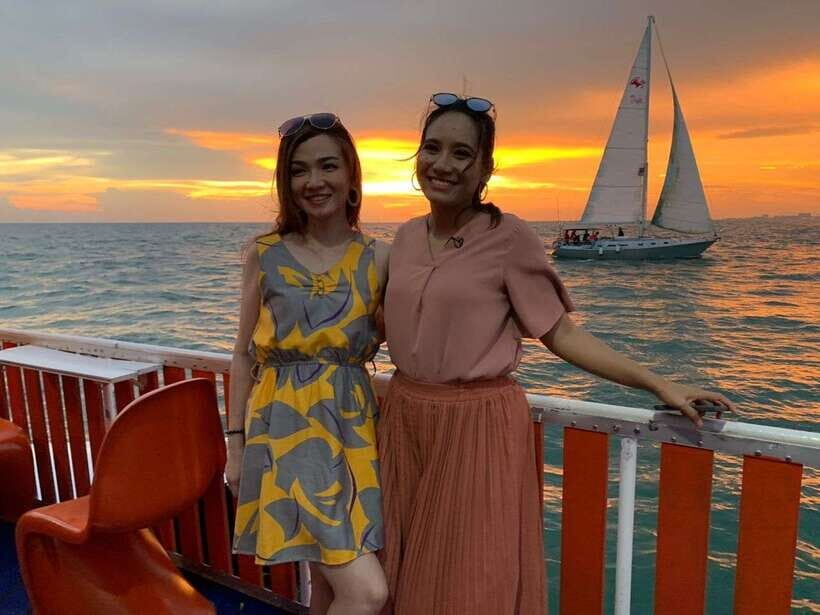 Port Dickson: Dragon Sunset Cruise with Salt Water Jacuzzi - The route: south toward Teluk Kemang and Blue Lagoon