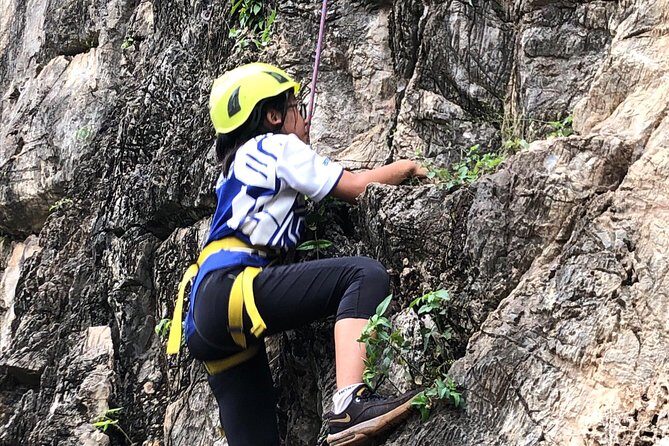 Rock Climbing guiding, top rope climbing includes full climbing gears and shoe. - Key highlights at a glance