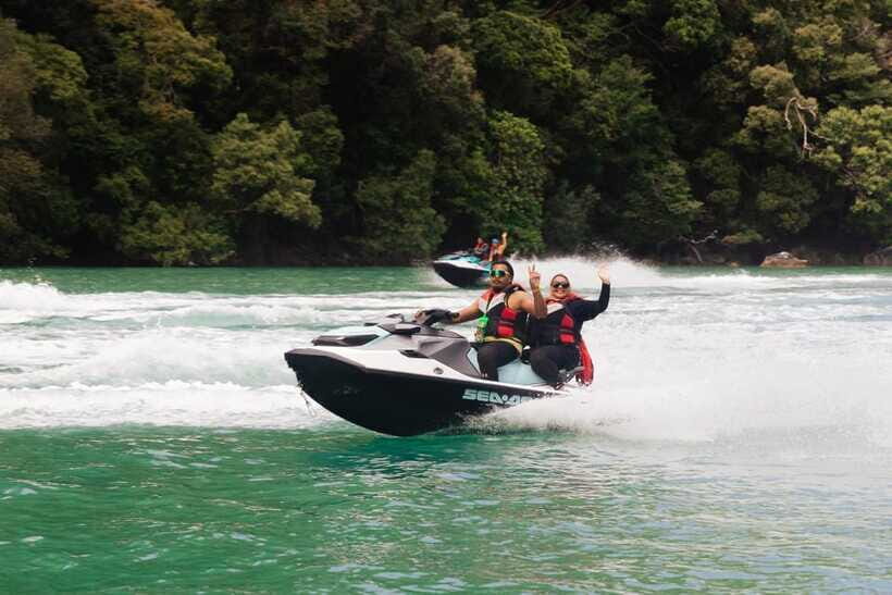 The Best Packages Jet Ski Island Hopping Langkawi - Beras Basah Island and Diamond Island: sand, clear water, and easy photo points