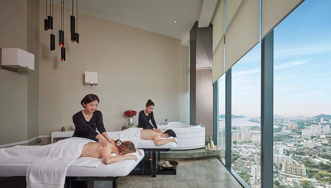 Tower Spa Romance - Only You - Rainbow Skywalk and Observatory Deck: the pre-massage view payoff